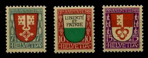 SCHWEIZ PRO JUVENTUTE Nr 149-151 postfrisch 73F322