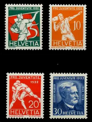 SCHWEIZ PRO JUVENTUTE Nr 262-265 postfrisch 73F34A