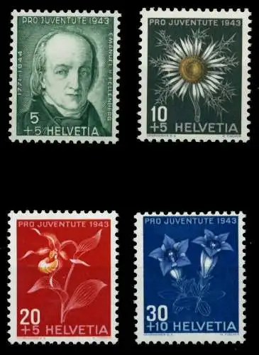 SCHWEIZ PRO JUVENTUTE Nr 424-427 postfrisch 73F38E