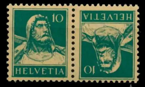 SCHWEIZ ZUSAMMENDRUCK Nr K25 postfrisch WAAGR PAAR 741742