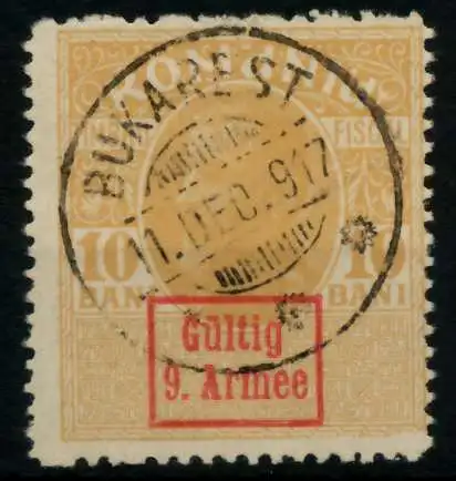 BES. 1WK D-MV RUMÄNIEN Nr F12 7y gestempelt 741B92