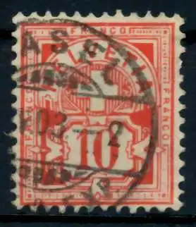 SCHWEIZ ZIFFERNMUSTER Nr 54Ya gestempelt 74693A