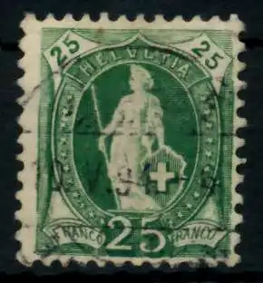 SCHWEIZ ST.HELV Nr 59XCb gestempelt 7469A2