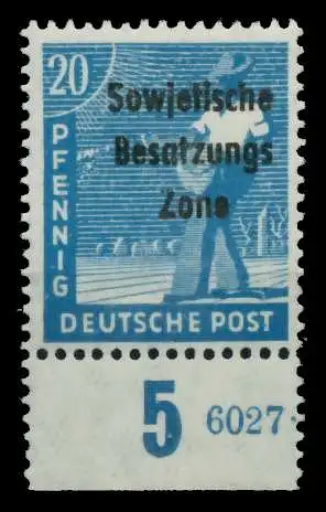 SBZ ALLG. AUSGABEN Nr 189 HAN 6027... postfrisch 748F5E