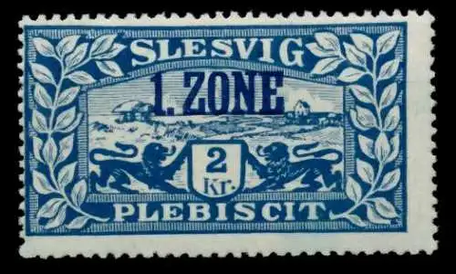 ABSTG SCHLESWIG Nr 26a postfrisch 7495DA