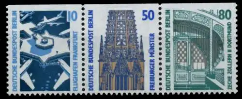 BERLIN ZUSAMMENDRUCK Nr W85 postfrisch 3ER STR 7495FA