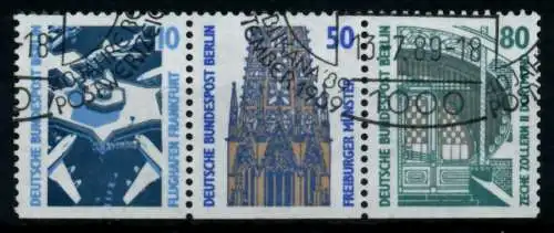 BERLIN ZUSAMMENDRUCK Nr W86 gestempelt 3ER STR 74B5DA