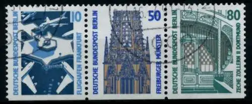 BERLIN ZUSAMMENDRUCK Nr W86 gestempelt 3ER STR 74B5EE