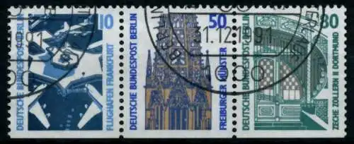 BERLIN ZUSAMMENDRUCK Nr W86 gestempelt 3ER STR 74B5F2