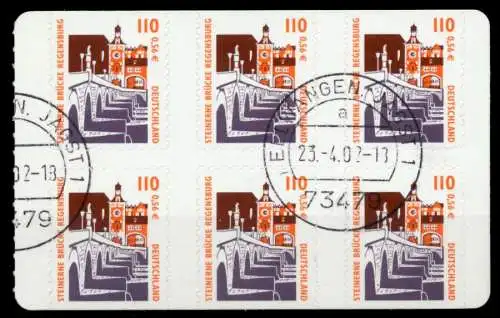BRD MARKENHEFTCHEN Nr MH 43 R gestempelt 74B776