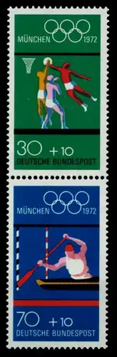 BRD ZUSAMMENDRUCK Nr S54 postfrisch SENKR PAAR 74B8EA