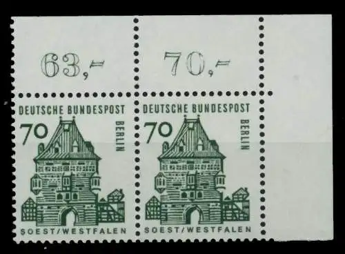 BERLIN DS D-BAUW. 1 Nr 248 postfrisch WAAGR PAAR ECKE-O 74B976