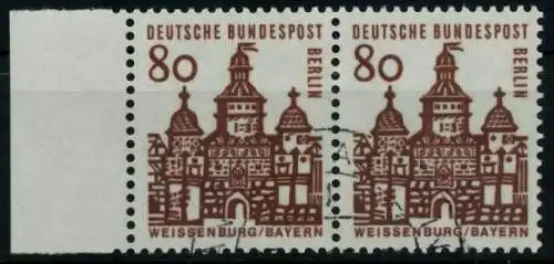 BERLIN DS D-BAUW. 1 Nr 249 gestempelt WAAGR PAAR 74B9AE
