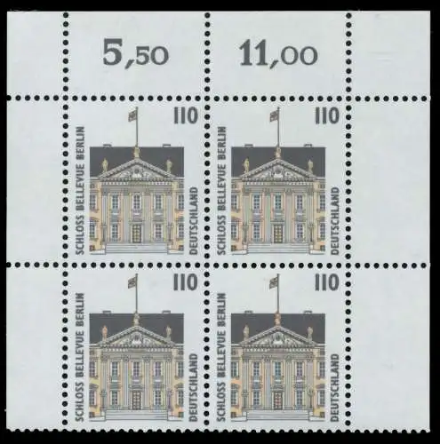BRD DS SEHENSWÜRDIGKEITEN Nr 1935A postfrisch VIERERBLO 752506