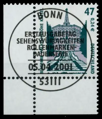 BRD DS SEHENSW Nr 2176 zentrisch gestempelt ECKE-ULI 752916