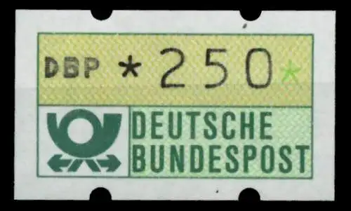 BRD ATM 1981 Nr 1-2-300 postfrisch S2E317A