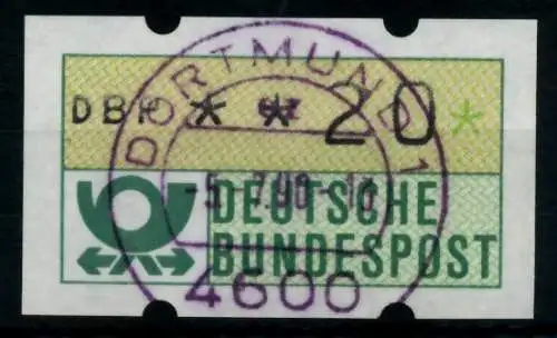 BRD ATM 1981 Nr 1-1-020 gestempelt 756C56