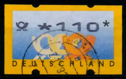 BRD ATM 1999 Nr 3-2-0110 gestempelt 756DE6