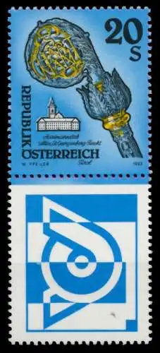 ÖSTERREICH DS KUNSTWERKE Nr 2109 Zf postfrisch SENKR PA 756FBE