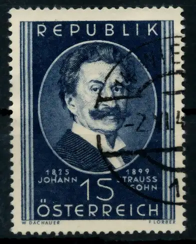 ÖSTERREICH 1949 Nr 934 gestempelt 7598DA