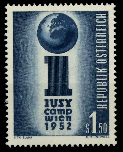 ÖSTERREICH 1952 Nr 974 postfrisch 75993E