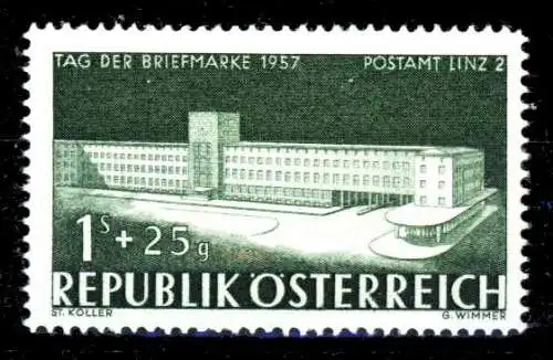 ÖSTERREICH 1957 Nr 1039 postfrisch S2E96B2