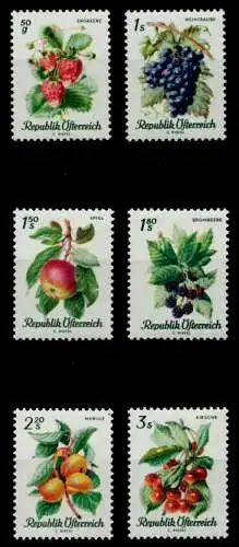 ÖSTERREICH 1966 Nr 1223-1228 postfrisch S2EE856