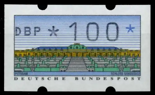 BRD ATM 1993 Nr 2-1.1-0100Rw postfrisch S2EEC3A