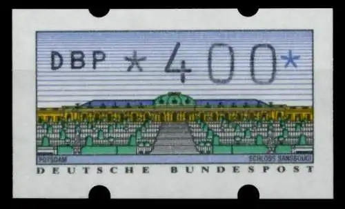 BRD ATM 1993 Nr 2-1.1-0400Rw postfrisch S2EED12