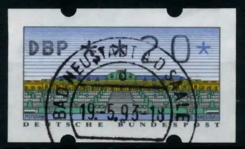 BRD ATM 1993 Nr 2-1.2-0020 gestempelt 75C39A