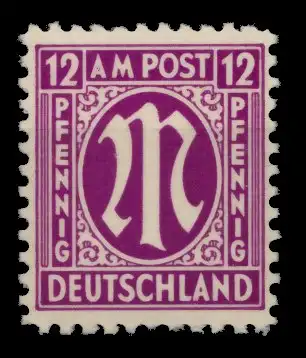 BIZONE AM-POST Nr 7x postfrisch 75F222