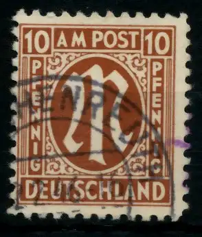 BIZONE AM-POST Nr 6z gestempelt 760BB2