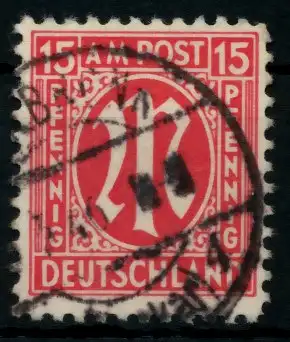 BIZONE AM-POST Nr 8z gestempelt 760BD2