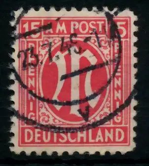 BIZONE AM-POST Nr 8z gestempelt 760C3E