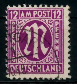 BIZONE AM-POST Nr 7z gestempelt 760C76