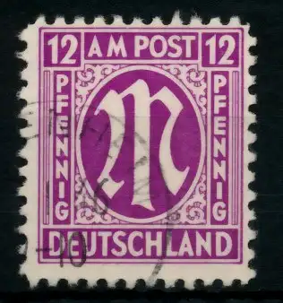 BIZONE AM-POST Nr 7z gestempelt 760C7A