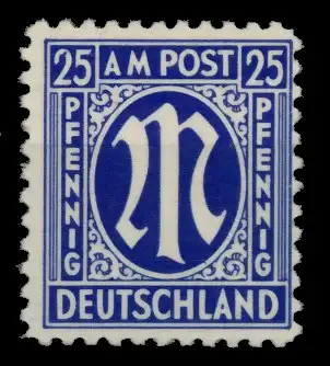 BIZONE AM-POST Nr 9z postfrisch 760C9A