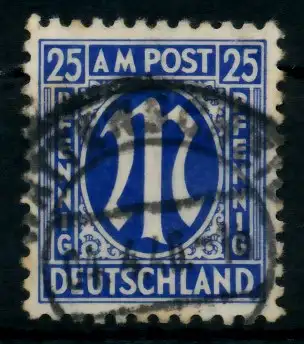 BIZONE AM-POST Nr 9z gestempelt 760CAE