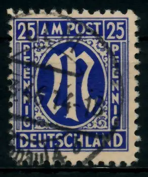 BIZONE AM-POST Nr 9z gestempelt 760CE2