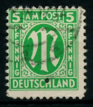 BIZONE AM-POST Nr 3z gestempelt 760D02