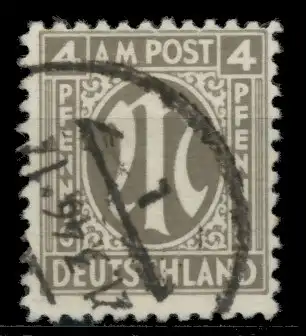 BIZONE AM-POST Nr 2z gestempelt 760D2A