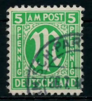 BIZONE AM-POST Nr 3z gestempelt 760D5A