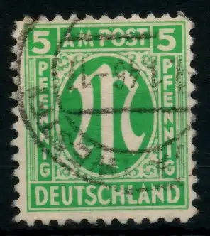 BIZONE AM-POST Nr 3z gestempelt 760D7A