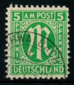 BIZONE AM-POST Nr 3z gestempelt 760D82