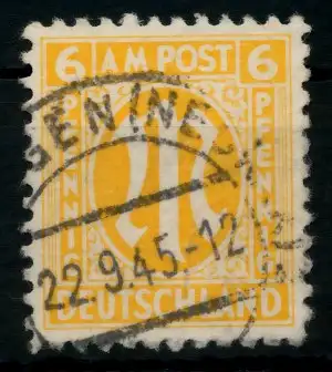BIZONE AM-POST Nr 4z gestempelt 760DD6