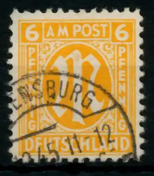 BIZONE AM-POST Nr 4z gestempelt 760EB2