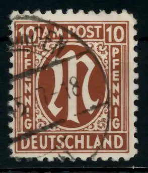 BIZONE AM-POST Nr 6x gestempelt 760FAA