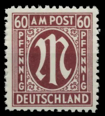 BIZONE AM-POST Nr 33bAz postfrisch 7633FE