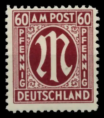 BIZONE AM-POST Nr 33bAz postfrisch 763416