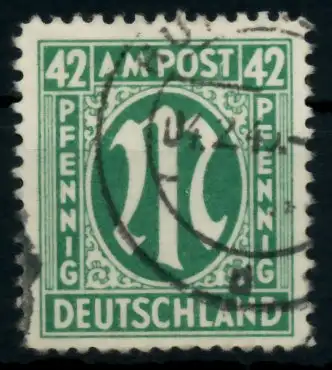 BIZONE AM-POST Nr 31Cz gestempelt gepr. 76357A